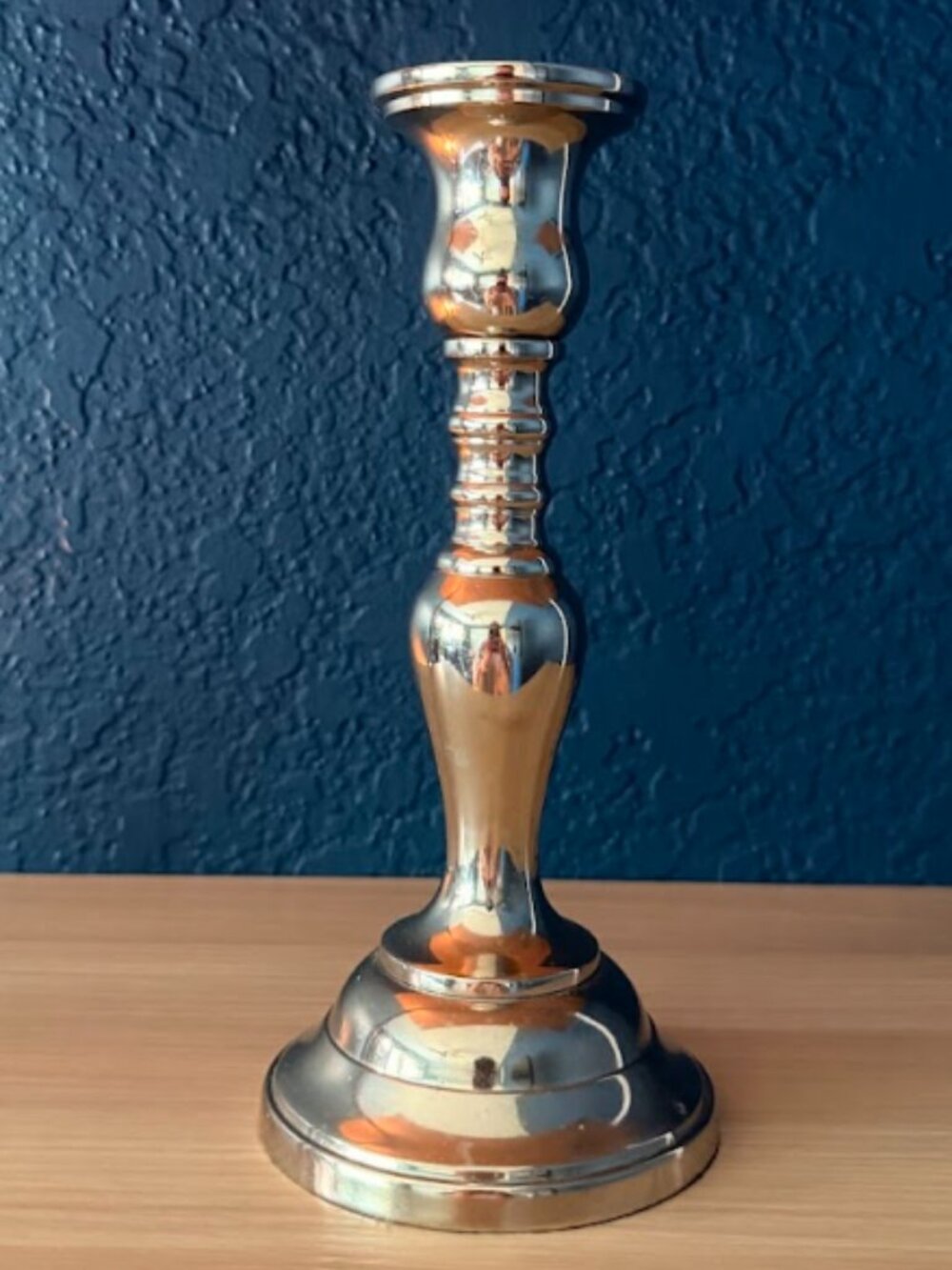 Taper Candle Holder - Polished Classic Style, Perfect Condition